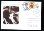 GHEORGHI SEDOV, AND DOG, ARTIC EXPEDITION, 2009, SPECIAL COVER, OBLITERATION CONCORDANTE, ROMANIA - Erforscher