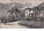 Carte Postale Ancienne De Savoie - Ugine - Les Villas Et Le Mont Charvin - Moyen Plan D'attelage - Ugine