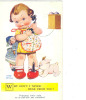 VALENTINE'S  POSTCARD -WHY DON'T I NEVER HEAR FROM YOU?  MABEL LUCIE ATTWELL - Dia De Los Amorados