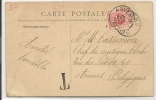 BELGIQUE - 1910 CPA From PARIS - Pont Suspendu To ANVERS With Timbre Taxe Yvert # 27 - Brieven En Documenten