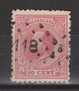 Nederland Netherlands Pays Bas Niederlande 21 CANCEL WAGENINGEN 118 ; Koning King Roy Rey Willem III 1872 - Usati