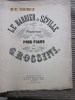 Partition:musique Classique Le Barbier De Séville Ouverture Pour Piano Grossini : - Instruments à Clavier