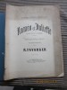 Partition:musique Classique"Roméo Et Juliette" Opéra De Charles Gounod Fantaisie De Salon Pour Piano R Fabergér - Opern