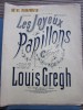 Partition"les Joyeux Papillons" Caprice Pour Le Piano De Louis Gregh : Musique Classique - Strumenti A Tastiera