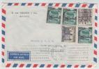 Spain Air Mail Cover Sent To Denmark - Lettres & Documents