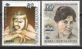 1996 Bosnien-Herzegowina  BOSNA I HERZEOVINA  Yv. 183-4 Mi. 45-6 Used - 1996