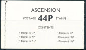 ASCENSION 1971 SPACE RELATED ISSUES  COMRISED IN A  BOOKLET PANE HANDSTICHED SC# 143A - Ascensión