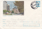 BUCHAREST VIEW, BUS, 1963, COVER STATIONERY, ENITER POSTAL, SENT TO MAIL, ROMANIA - Bussen
