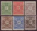 COTE D' IVOIRE - 1915 - YT N° T Taxe 9 /14 - * - 6 Valeurs - Unused Stamps