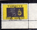 TURCHIA - TURKÍA - TURKEY 1959 LICEO DI ISTANBUL HIGH SCHOOL MNH - Ungebraucht