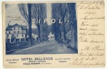 Hotel Bellevue Geneveys S/ Coffrane  Vital Perret Propriétaire  Circulé En 1901 Voir Recto & Verso - Coffrane