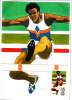 Spiele 796-799) Olympia 1984: USA MiNr 1636-39 Auf 4 Maximumkarten: Hürdenlauf, Schwebebalken, Basketball, Fußball - Ete 1984: Los Angeles