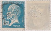 Freemasonry, Seeing Eye, Masonic Symbol, Perfin, Used, France - Franc-Maçonnerie