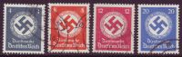 Deutsches Reich Dienstmarken Mi.-Nr.: 4 Werte Aus 166/77 O [Buch 4.1034] - Officials