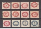 LIECHTENSTEIN  1920 / Taxe N° 1 /12 Oblitérés (2) Neufs* Avec Ou Sans Gomme Mais Charnières) - Postage Due