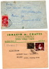 Lot De 4 Enveloppes 'par Avion', (por Aviao)_Portugal - Postmark Collection