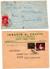 Lot De 4 Enveloppes 'par Avion', (por Aviao)_Portugal - Marcophilie