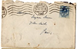 Lettre De Madrid Pour Paris (Villa Saïd) (19.09.1920) - Covers & Documents