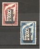 NETHERLANDS - 1956 EUROPA SET OF 2 USED   SG 836/7 - Gebraucht