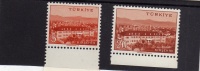 TURCHIA - TURKÍA - TURKEY 1959 - 1960 VIEW VEDUTA CITTA´ KIRSEHIR TOWN SERIE COMPLETA COMPLETE SET MNH - Neufs