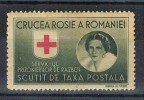 Sello Cruz Roja RUMANIA. Crucea Rosie, Taxa Postala * - Impuestos