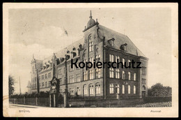 ALTE POSTKARTE BRÜHL ALUMNAT FAHNE ROTES KREUZ FELDPOST-STEMPEL 1916 Cpa Postcard AK Ansichtskarte - Brühl