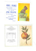 2 CALENDRIERS  1963 ANNIE FRANCE & J. PHILIPP  Q. LAMARTINE Rennes 35 CHAT & 1987  PHARMACIE LORHO LA TRINITE / MER 56 - Groot Formaat: 1961-70