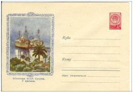 Georgia USSR 1958 Transport Ship Ships Sukhumi Abkhazia - 1950-59