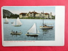 - California > Santa Barbara   Potter Hotel & Sail Boats  Ca 1910- -------  -ref  466 - Santa Barbara
