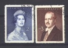 Liechtenstein  -  1959  :  Yv  349B-C   (o)            ,    N4 - Used Stamps