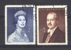 Liechtenstein  -  1959  :  Yv  349B-C   (o)            ,    N4 - Gebraucht