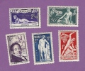 MONACO TIMBRE N° 314 A 318 NEUF AVEC CHARNIERE SCULPTEUR JF BOSIO STATUES DIVERSES - Unused Stamps