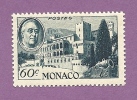 MONACO TIMBRE N° 297 NEUF AVEC CHARNIERE PRESIDENT ROOSEVELT ET PALAIS PRINCIER - Unused Stamps