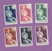 MONACO TIMBRE N° 287 A 292 NEUF AVEC CHARNIERE PROTECTION DE L ENFANT - Unused Stamps