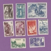 MONACO TIMBRE N° 265 A 273 NEUF AVEC CHARNIERE SAINTE DEVOTE - Unused Stamps