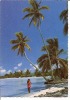 TAHITI FILLE SUR LA PLAGE  ,COLORISEE REF 26247 - Polynésie Française