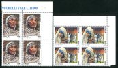 ITALIA / ITALY 1998** - MADRE TERESA- MOTHER TERESA -  2 QUARTINE MNH - Moeder Teresa