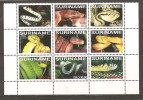 SURINAM 2008 SNAKES BLOCK MNH - Slangen