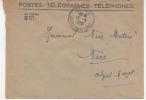 LETTRE EN FRANCHISE DE SAINT PAUL (ALPES MmES) DU 13/4/50 - Lettres Civiles En Franchise