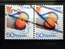 Japan - 2007 - Mi.nr.4382 - Used - Birds - Mandarin Duck - Pair - Gebraucht