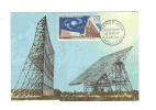 CARTE POSTALE PHILATELIQUE PREMIER JOUR 8 JUIN 1963 RADIOTELESCOPE DE NANCAY Avec Timbre Et Cachet 1 Er Jour - Astronomie