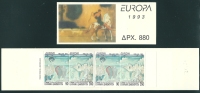 Greece 1993 Europa Cept Booklet 2 Sets Imperf. MNH - Carnets