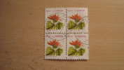 Brazil  1993  Scott #2273   20,000cr Flora  Block Of  4 - Gebruikt