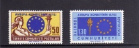 TURCHIA - TURKÍA - TURKEY 1964 CONSIGLIO DI EUROPA - COUNCIL OF EUROP SERIE COMPLETA MNH - Neufs