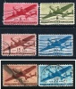 ● STATI UNITI - 1941 / 44 - BIMOTORE Da Trasporto - N. A25 . . . Usati - Cat. ? €  - L. 2102 /03 - 2a. 1941-1960 Afgestempeld