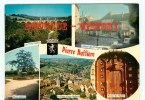 87 - PIERRE BUFFIERE - 5 Vues < Hotel Des 3 Anges + Place Adelines + 3 Viaducs + Portail Eglise + Vue - Dos Scané - Pierre Buffiere