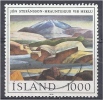 ICELAND 1978 Lava Scene Near Mt Hekla - 1000k Multicoloured FU - Usati