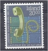 ICELAND 1986 80th Anniv Of Icelandic Telephone And Telegraph Service - Modern Digital Telephone System - 20k. MNH NO GUM - Gebraucht