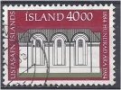 ICELAND 1984 Centenary Of National Gallery. Black, Green And Red - 40k. FU - Gebraucht