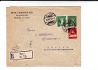 SUISSE - 1917 - RARE ENVELOPPE ENTIER POSTAL RECOMMANDEE Avec REPIQUAGE PRIVE De BERN Et SION (VALAIS) - Ganzsachen